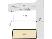 【神奈川県/川崎市幸区小向町】マニフィーク小向町II　A号棟 区画図