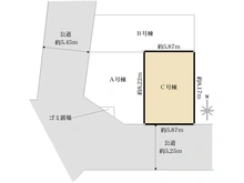 【神奈川県/川崎市川崎区藤崎】川崎区藤崎4丁目　新築戸建　C号棟 区画図