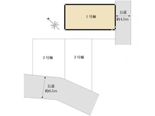 【神奈川県/横浜市鶴見区上の宮】鶴見区上の宮2丁目　新築戸建　1号棟 区画図