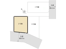 【神奈川県/横浜市鶴見区上の宮】鶴見区上の宮2丁目　新築戸建　2号棟 区画図