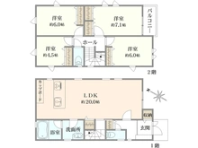 【神奈川県/横浜市鶴見区北寺尾】フォーシーズンズコート北寺尾II　No.5 間取り図