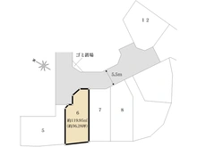 【神奈川県/横浜市鶴見区北寺尾】フォーシーズンズコート北寺尾II　No.6 区画図