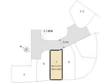 【神奈川県/横浜市鶴見区北寺尾】フォーシーズンズコート北寺尾II　No.7 区画図