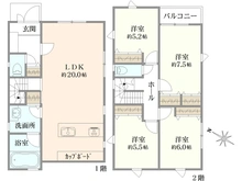 【神奈川県/横浜市鶴見区北寺尾】フォーシーズンズコート北寺尾II　No.8 間取り図