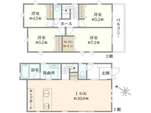 【神奈川県/横浜市鶴見区北寺尾】フォーシーズンズコート北寺尾II　No.12 間取り図