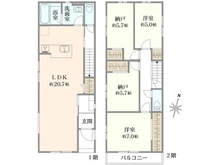 【大阪府/茨木市宿川原町】茨木市宿川原町1期3号地　新築戸建 間取り図