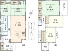 【大阪府/摂津市千里丘東】摂津市千里丘東5丁目 間取り図