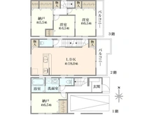 【大阪府/高槻市明野町】高槻市第5明野町　新築戸建 間取り図