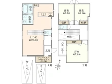 【大阪府/茨木市山手台】茨木市山手台五丁目　戸建2号地 間取り図