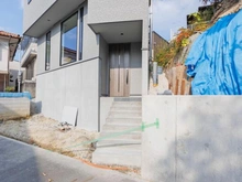 【大阪府/茨木市南春日丘】茨木市南春日丘6丁目　戸建 1号地 アプローチ：全3区画手前