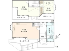 【大阪府/茨木市南安威】茨木市南安威三丁目　中古戸建 間取り図
