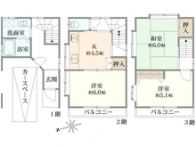 【大阪府/茨木市寺田町】茨木市寺田町　中古戸建 間取り図