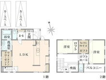 【大阪府/茨木市南春日丘】茨木市南春日丘七丁目　中古戸建 間取り図