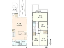 【大阪府/枚方市南船橋】枚方市南船橋二丁目1期2号地 間取り図