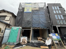 【大阪府/高槻市春日町】高槻市春日町 新築戸建 建築中の外観