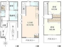 【大阪府/高槻市寿町】高槻市寿町3丁目 中古戸建 間取り図