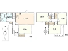 【大阪府/高槻市宮野町】高槻市宮野町 中古戸建 間取り図