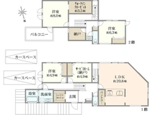 【大阪府/茨木市北春日丘】北春日丘三丁目戸建 1号地 間取り図