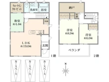 【大阪府/高槻市西町】高槻市西町　中古戸建 間取り図