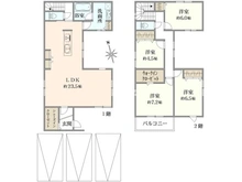 【大阪府/高槻市郡家本町】高槻市郡家本町　新築戸建 2号地 間取り図