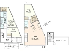 【大阪府/高槻市古曽部町】高槻市古曽部町3丁目 新築戸建 間取り図