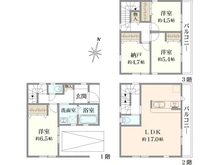 【大阪府/高槻市辻子】高槻市辻子2丁目 新築戸建1号地 間取り図