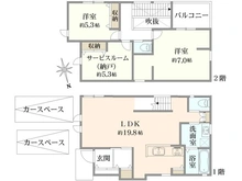 【大阪府/高槻市別所本町】高槻市別所本町 新築戸建1号地 間取り図