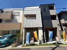 【大阪府/高槻市明野町】高槻市明野町 新築戸建1号地 外観：全2区画（左側）