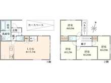 【大阪府/高槻市深沢町】高槻市深沢町1丁目 新築戸建 間取り図