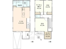 【大阪府/高槻市安岡寺町】高槻市安岡寺町五丁目　戸建　3号地 間取り図