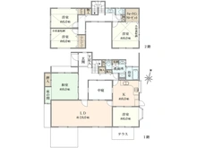 【大阪府/高槻市塚原】高槻市塚原6丁目　中古戸建 間取り図