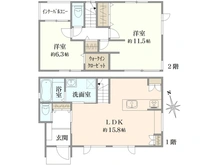 【大阪府/茨木市上野町】茨木市上野町5丁目新築戸建 間取り図