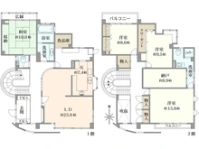【大阪府/茨木市北春日丘】茨木市北春日丘3丁目中古戸建 間取り図