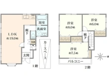 【大阪府/高槻市大塚町】高槻市大塚町4丁目　中古戸建 間取り図