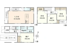 【大阪府/高槻市西町】高槻市第5西町1棟　新築戸建 間取り図