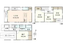 【大阪府/高槻市西町】高槻市第5西町　2棟　新築戸建 間取り図