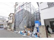 【大阪府/高槻市下田部町】高槻市下田部1丁目　新築戸建 建築中の外観