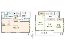 【大阪府/枚方市星丘】ハートフルタウン枚方星丘2丁目　2号棟 間取り図