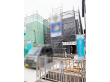 【大阪府/高槻市高西町】高槻市高西町新築戸建A号棟 建築中の外観