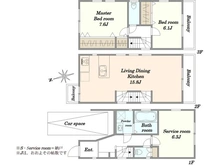 【東京都/品川区大井】品川区大井5丁目　中古戸建 間取り図