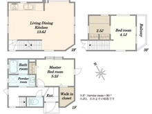 【東京都/品川区南品川】南品川5丁目中古戸建 間取り図