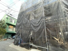 【東京都/目黒区碑文谷】目黒区碑文谷1丁目　新築戸建B号棟 建築中の外観