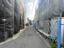 【東京都/目黒区碑文谷】目黒区碑文谷1丁目　新築戸建B号棟 前面道路