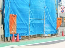 【東京都/練馬区関町東】練馬区関町東1期 建築中の外観
