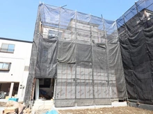 【東京都/荒川区町屋】町屋6期　2号棟 建築中の外観：全2区画、全2棟現場、2号棟