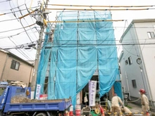 【東京都/大田区仲六郷】仲六郷1期新築戸建て 建築中の外観