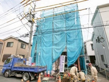 【東京都/大田区仲六郷】仲六郷1期新築戸建て 建築中の外観