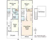 【東京都/大田区西六郷】大田区西六郷2丁目中古戸建 間取り図
