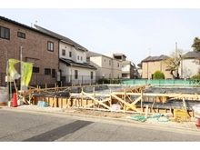 【東京都/江戸川区東小岩】江戸川区東小岩1丁目 新築戸建 B号棟 建築中の外観