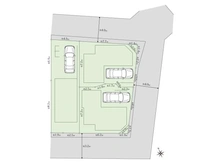 【東京都/中野区中野】中野区中野六丁目　新築戸建　A棟　全3棟現場 間取り図
